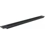 Rockstable 1U 19 Inch Brush Seal Cable Management Panel - Steel - Black (RS19-BCM)