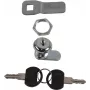 Rockstable Lock for Side and Rear Doors - Door Lock - Silver (RS19-SLOT-C)