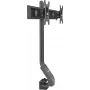 Rockstable RS-MM005 Advanced Dual Monitor Mount - Clamp / Grommet - 16 kg - 33 cm (13 inch) - 68.6 cm (27 inch) - 100 x 100 mm - Black