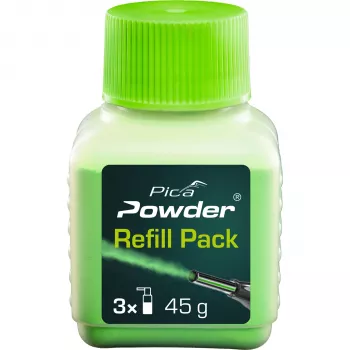 PICA-MARKER Pica Powder Refill Powder for Pica-Dry Automatic Pencil, 8 Pieces, 2.8 mm, 2B, Black