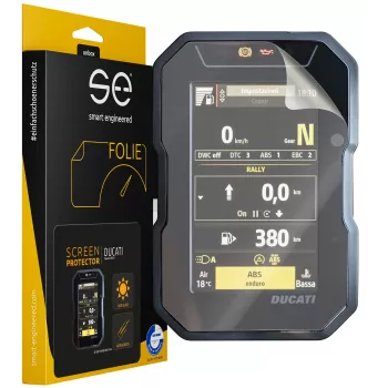 smart.engineered SE-DCP-2-0102-0181-1-M Screen Protector for Ducati DesertX (2023+) - Transparent