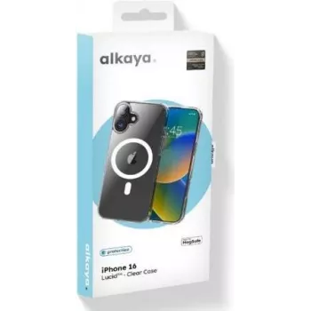 ALKAYA LUCID MagSafe Case for iPhone 16, Transparent
