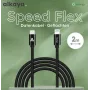 ALKAYA Speed Flex USB-C to Lightning Cable 2 m White (CL-60033)