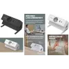 Fellowes Power Desk Power Strip, Type E, Black