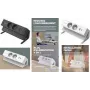Fellowes Power Desk 2 Desk Power Strip, Type E, White, 4 Outlets, 2 USB-A, 2m Cable