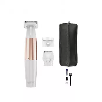 Wahl TRIM and SHAVE 3028668 Bikini Trimmer, Rechargeable, Wet & Dry, White/Pink