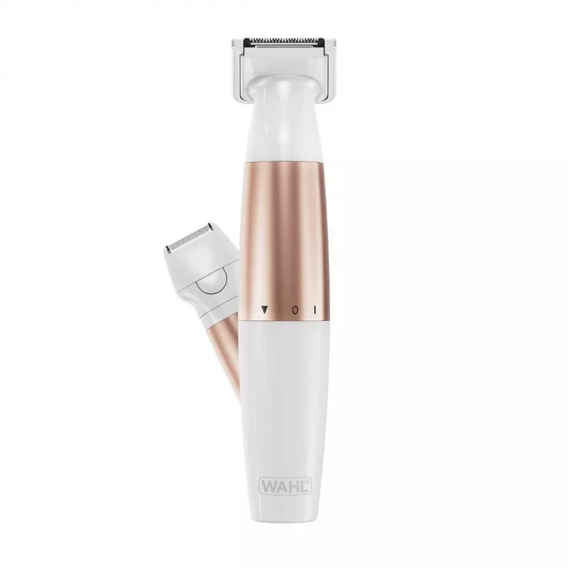 Wahl TRIM and SHAVE 3028668 Bikini Trimmer, Rechargeable, Wet & Dry, White/Pink