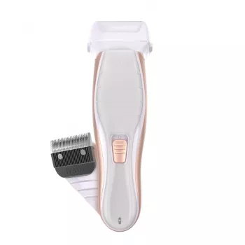 Wahl SHAVE and SMOOTH 3029295 Women's Shaver & Epilator, White/Pink, Corded