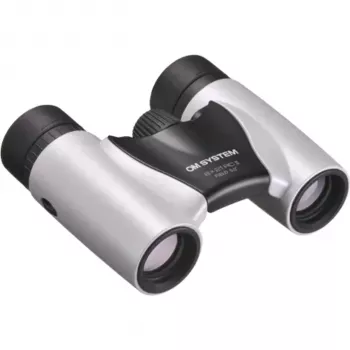 OM System Slim 8x21 RC II Binoculars Pearl White