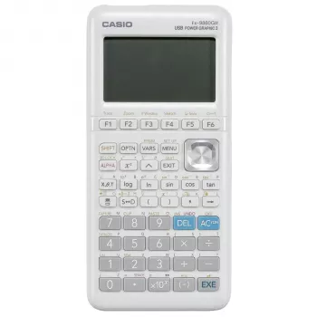 Casio FX-9860GIII-W-ET Graphing Calculator, Natural V.P.A.M., 552 Functions, Solar & Battery, Black