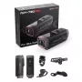 AKEEYO 730Pro 4K Handlebar Action Camera for Bike Motorcycle - Black