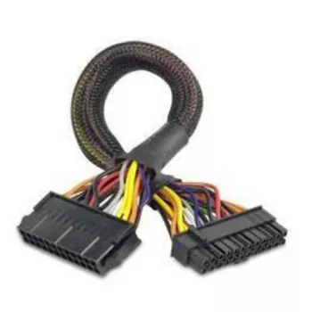 Akasa AK-CB24-24-EXT ATX 24-Pin Power Extension Cable (24 cm, Black)