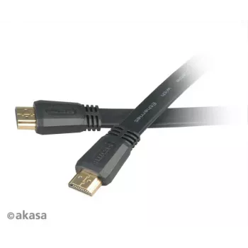Akasa HDMI 2m High Speed HDMI Cable with Ethernet 10.2 Gbit/s 4K 3D Black
