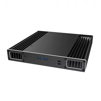 Akasa Plato PX - Desktop - PC - Aluminium - Black - UCFF - Home Office
