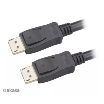 Akasa AK-CBDP23-50BK DisplayPort 1.4 Cable 5 m Black