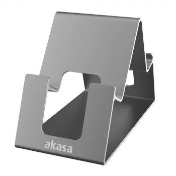 Akasa Aries Pico Aluminum Phone & Tablet Stand Grey