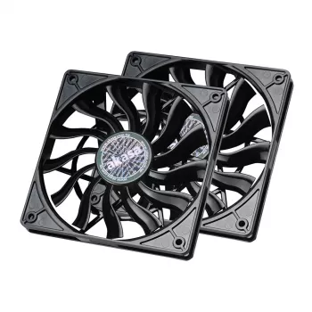 Akasa SlimFan 12015 EBR/PWM 2pcs Bundle - 30 dB - 600 rpm