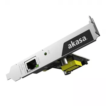 Akasa 2.5G PCIe Network Card with PoE up to 25.5W