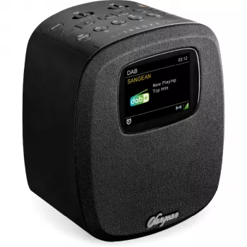 Sangean DCR-83 (Atomic 83) DAB+ / FM Digital Clock Radio with Bluetooth 5.0, Black