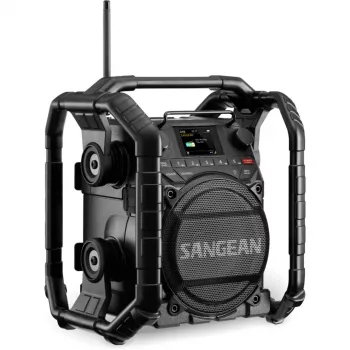 Sangean U-4X Black Portable DAB+/FM Radio with Bluetooth 5.0, IP64, 7W RMS