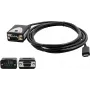 EXSYS USB 2.0 USB-C to Serial 1-Port RS-422/485 FTDI Chipset Cable/Adapter Set