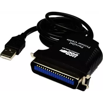 Exsys EX-1300-2 USB to Parallel Adapter Cable - 1m - Black
