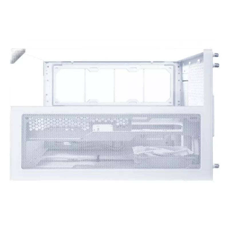Lian Li O11 Vision-M Micro-ATX Tower, Tempered Glass, White