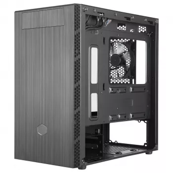 Cooler Master MasterBox MB400L Micro-ATX Mini Tower, Steel, Solid Side Panel, No PSU