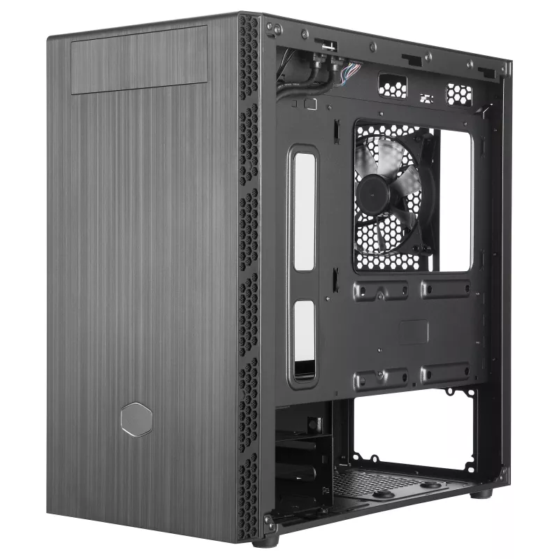 Cooler Master MasterBox MB400L Micro-ATX Mini Tower, Steel, Solid Side Panel, No PSU