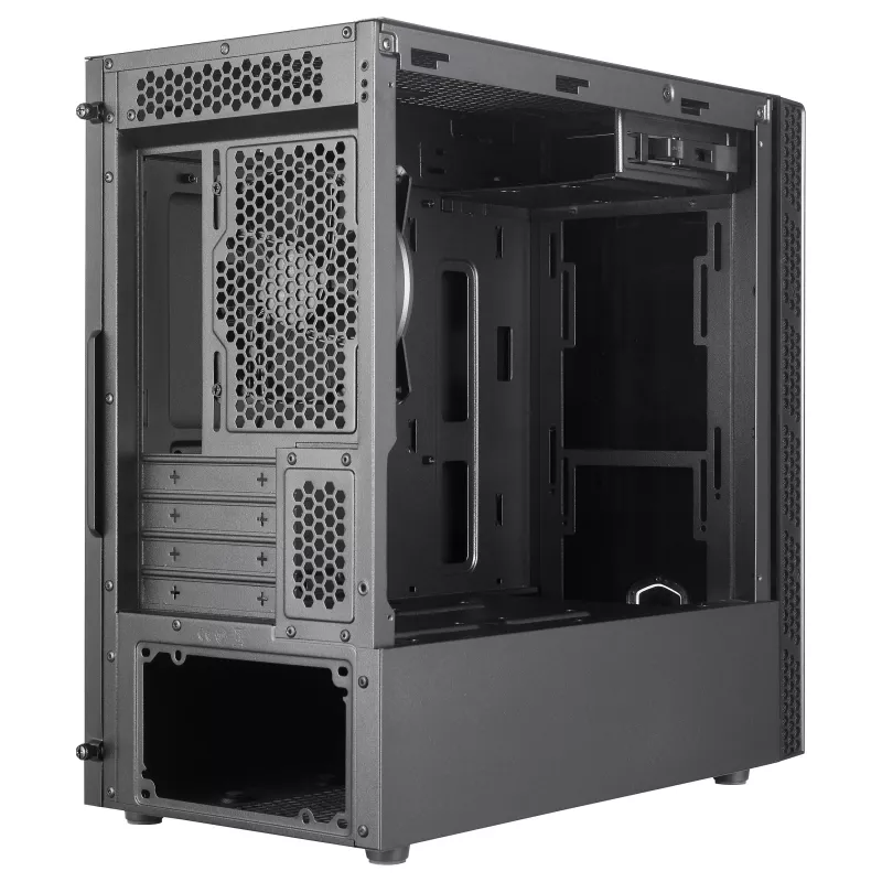Cooler Master MasterBox MB400L Micro-ATX Mini Tower, Steel, Solid Side Panel, No PSU