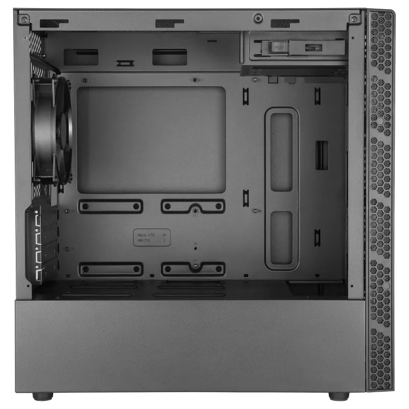 Cooler Master MasterBox MB400L Micro-ATX Mini Tower, Steel, Solid Side Panel, No PSU