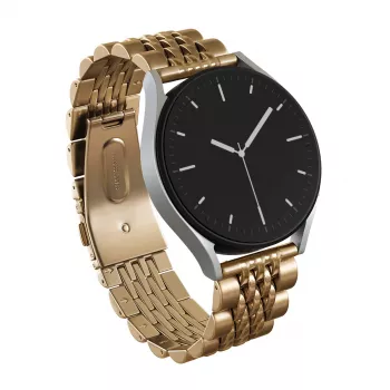 BURGA Metal Bracelet Chic Royal Universal Watch Strap 22 mm (Gold)