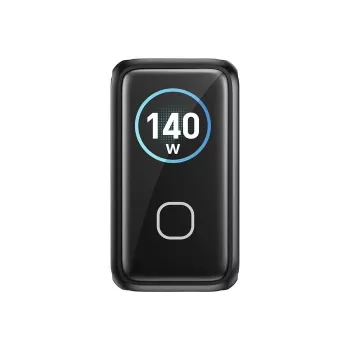 UNITEK GaN Charger with Display 140W 3xUSB-C 1xUSB-A PD3.0 QC4.0 Black