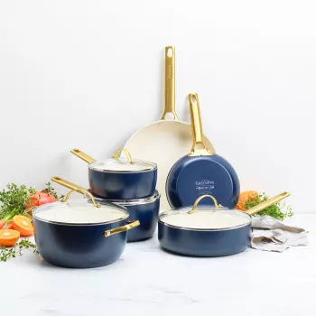 GreenPan Padova Reserve 6-Piece Pot & Pan Set Blue