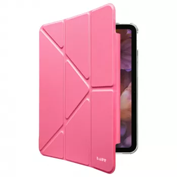 Laut Huex Folio Case for iPad Air 11 M2 (2024) / M3 (2025), iPad Pro 11 1/2/3/4G, iPad Air 10.9 4/5G with Apple Pencil Holder - Pink