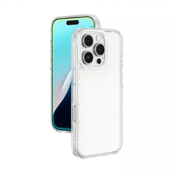 AMAZINGTHING Minimal Case for iPhone 16 Pro - Transparent Silicone Back Cover