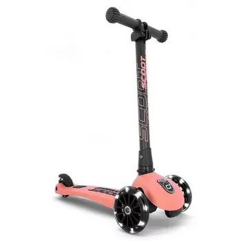 Scoot & Ride Highwaykick 3 LED Peach 96357
