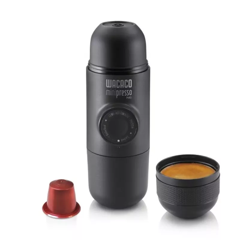 WACACO Minipresso NS Portable Espresso Machine for Nespresso Capsules, Black