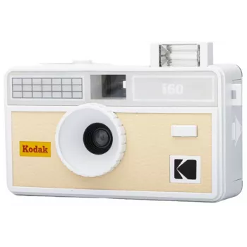 KODAK I60 35mm Reusable Film Camera with Built-in Flash, Beige-Grey