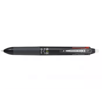PILOT PEN FriXion Ball 4 Erasable Gel Pen 4-in-1 Black Barrel 0.5 mm Extra Fine