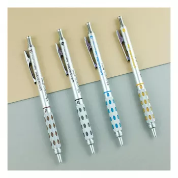 Pentel Mechanical Pencil 0.5mm Metallic Silver