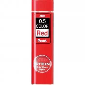 Pentel AIN STEIN Red Mechanical Pencil Lead 0.5 mm Brilliant Color
