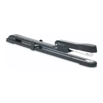 Rapesco Marlin Long Arm Metal Stapler - 25 Sheets - Black - Flat Clinch - Metal - 47 mm - 386 mm