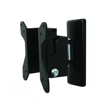 B-TECH BT7518/B Fixed Wall Mount for 10-23 inch Screens, VESA 75x75/100x100, 20kg Capacity, Black