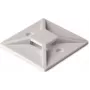 HellermannTyton MB3A-PA66-NA-C1 Cable Tie Mount White 100 Pieces