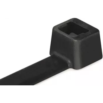 HellermannTyton UB200C-B-PA66-BK Cable Tie 200x4.6mm Black (100 Pack)