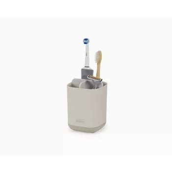 Joseph Joseph EasyStore Matt Ecru Toothbrush Holder