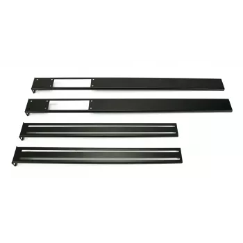 tvONE RM-110 Rear Rack Rail Kit - Black - 19-inch 1RU Support