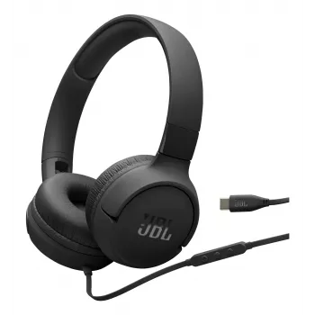 JBL Tune 520C On-Ear Wireless Headphones Black