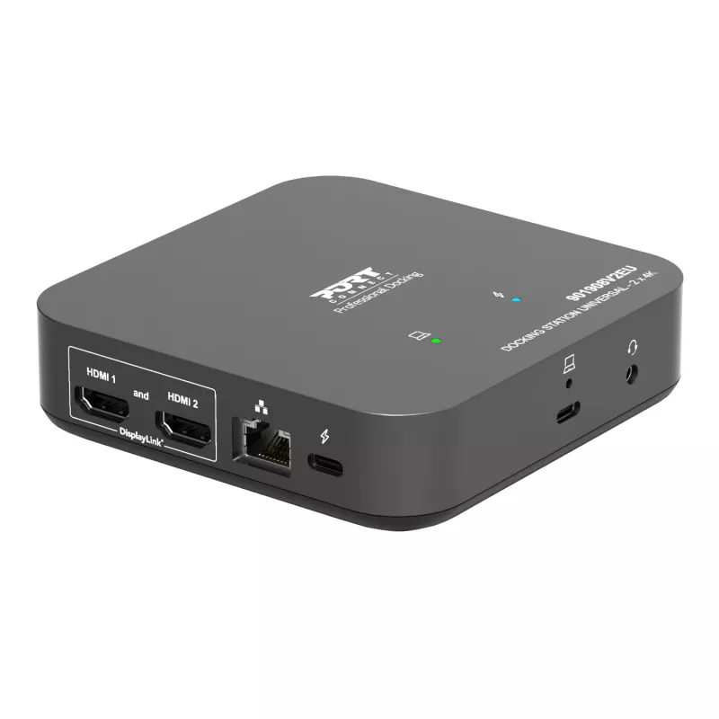 PORT Designs Universal Docking Station - 2 x 4K 2 HDMI with Power Supply - EU
